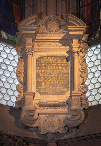 Epitaph for Jacob Christoph Helbling von Hirzfeld und zu Buchholz († 1719), professor of theology and cathedral priest.