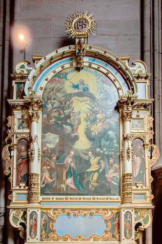 Mariae-Verkündigungs-Altar in der Lichtenfels Krozingen Kapelle